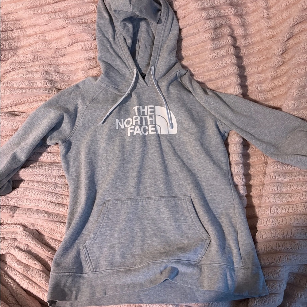 The North Face Light Gray Hoodie